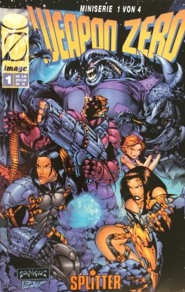 Weapon Zero Miniserie (Splitter, Gb.) Kioskausgabe Nr. 1-4 kpl. (Z1-2)
