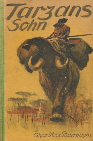 Tarzan LB VK Tarzans Sohn höhere Auflage (Dieck) Leihbuch Vorkrieg