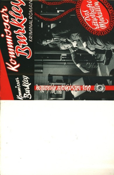 Kommissar Burkley Leihbuch SU Rätselhafte Medaillon (Liebel) nur Schutzumschlag