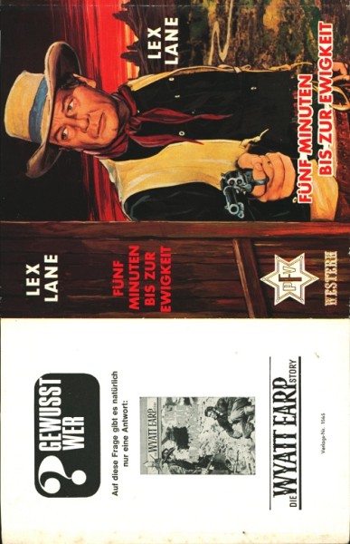 Lane, Lex Leihbuch SU Fünf Minuten bis zur Ewigkeit (Feldmann) nur Schutzumschlag