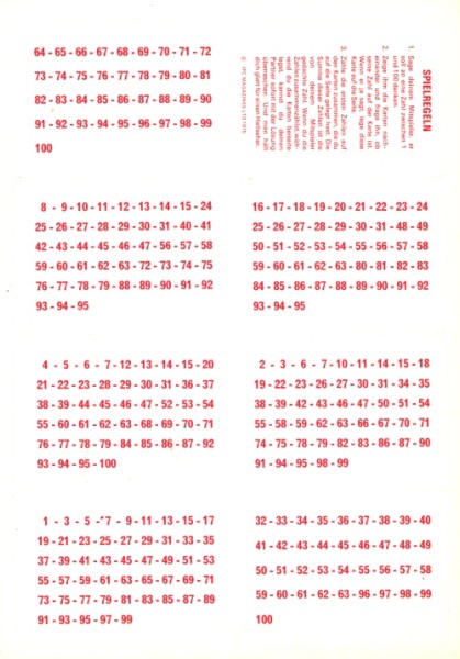 Kobra (Gevacur, Gb.) Jhrg. 1975 nur lose Beilage Nr. 38