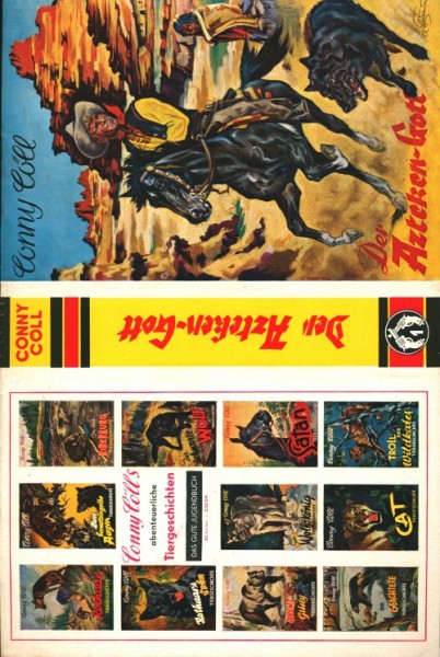 Conny Cöll Leihbuch SU Azteken-Gott (Conny Cöll-Verlag) nur Schutzumschlag