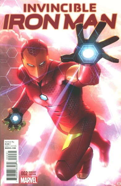 Invincible Iron Man (2015) 1:25 Variant Cover 2