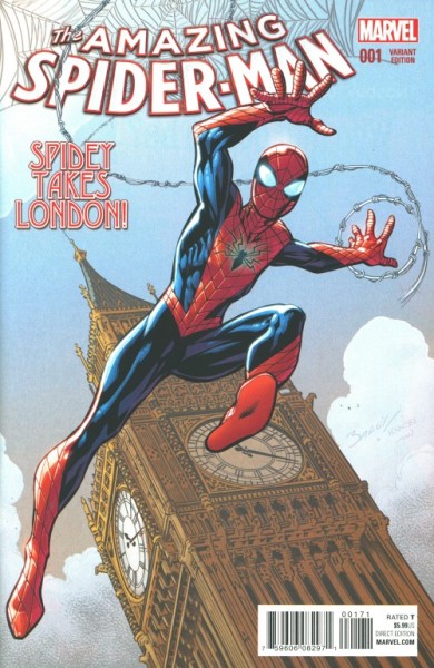 Amazing Spider-Man (2015) 1:25 Variant Cover 1