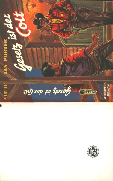 Porter, Lex Leihbuch SU Gesetz ist der Colt (Bewin) nur Schutzumschlag