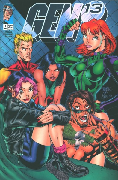 Gen 13 (1995) Thumbs Up Variant Cover 1