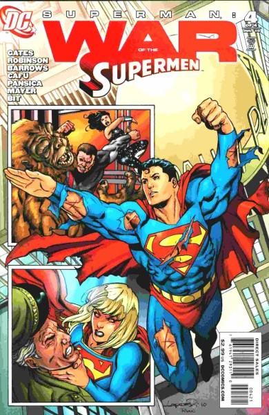 Superman: War of the Supermen (2010) Aaron Lopresti Variant Cover 4