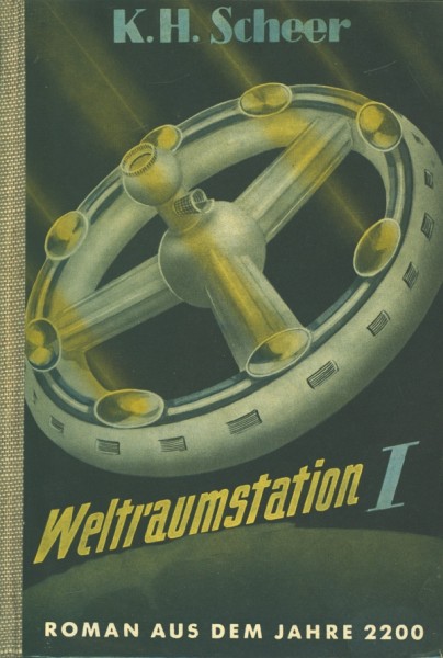 Romane aus dem Jahre 2200 LB Weltraumstation I (Reihenbuch) Leihbuch Scheer, K.H.