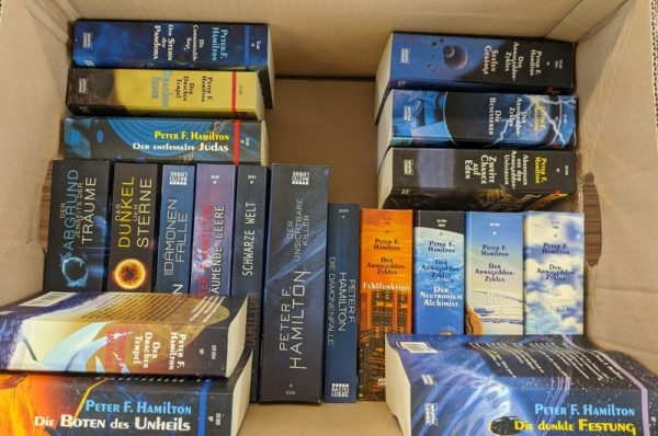 Paket 5158 20 verschiedene Peter F. Hamilton Roman Taschenbücher (Z0-2)