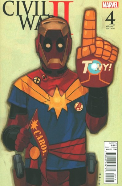 Civil War II (2016) 1:10 Variant 4
