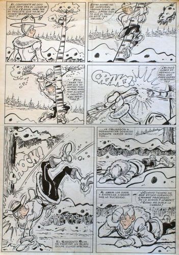 Originalzeichnung (0936) Sgt. Slim ÜF