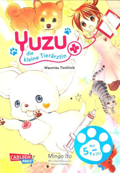 Yuzu - die kleine Tierärztin (Carlsen, Tb.) Nr. 1-3 zus. (Z1)