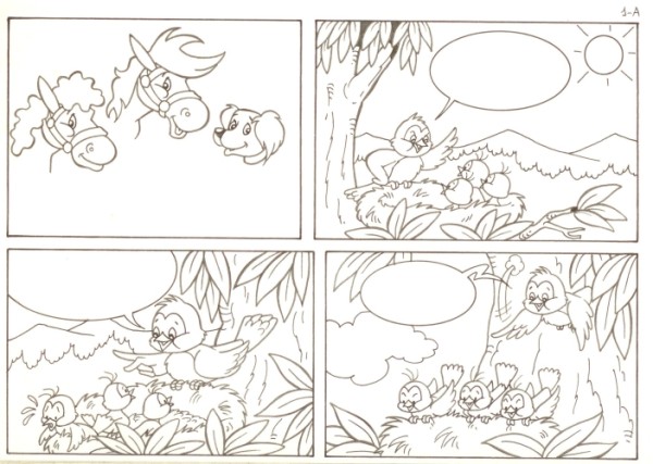 Originalzeichnung (0551) Rabauke und Rübe 2 Seiten zus.