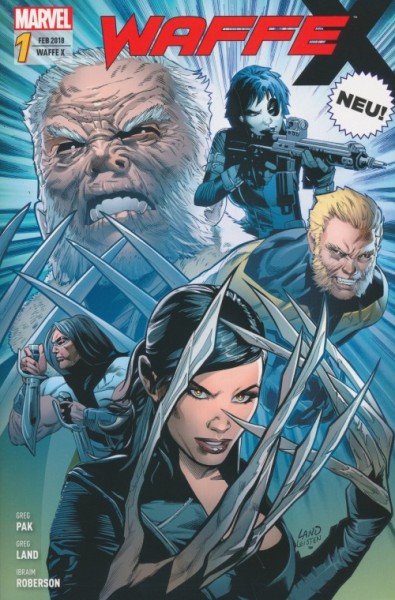 Waffe X (Panini, Br.) Nr. 1-5 kpl. (Z1)