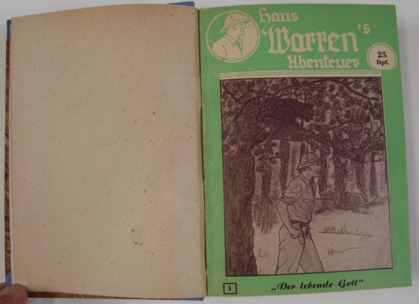 Hans Warrens Abenteuer (Pinguin) Nr. 1-16 gebunden (Z1-2)