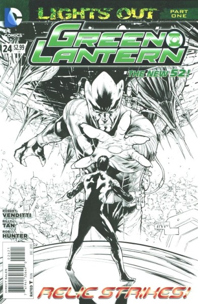 Green Lantern (2011) 1:25 Variant Cover 24