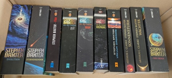Paket 3905 10 verschiedene Stephen Baxter Roman-Taschenbücher (Z1-2)