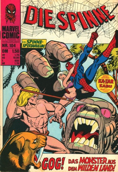 Spinne (Williams, Gb.) Nr. 101-137