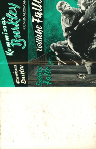 Kommissar Burkley Leihbuch SU Tödliche Falle (Liebel) nur Schutzumschlag