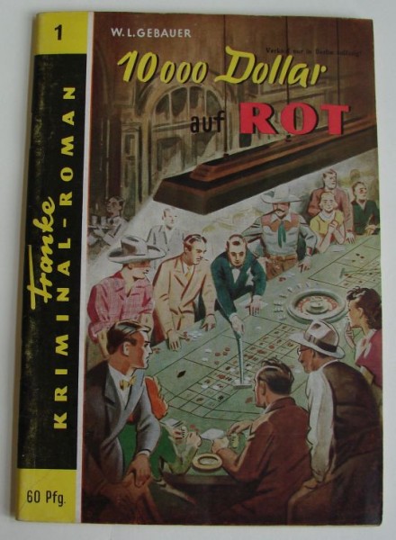 Franke Kriminal-Roman (Franke) Nr. 1-24 kpl. (Z1-2)