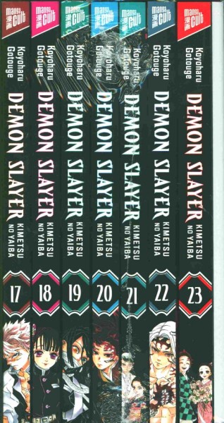 Demon Slayer (Manga Cult, Tb.) Nr. 17-23 im Schuber