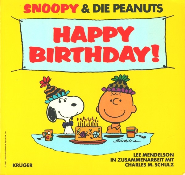 Snoopy & Die Peanuts (Krüger, 1986, BrQ.) Happy Birthday