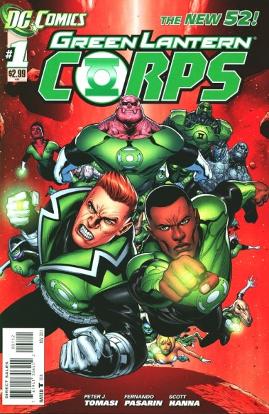 Green Lantern Corps (2011) 2nd Printing Variant Cover 1