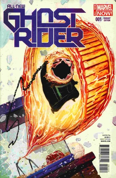 All-New Ghost Rider (2014) Mike Del Mundo Variant Cover 1