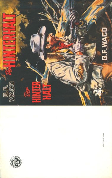 Waco, G.F. Leihbuch SU Hinterhalt (Saba) nur Schutzumschlag