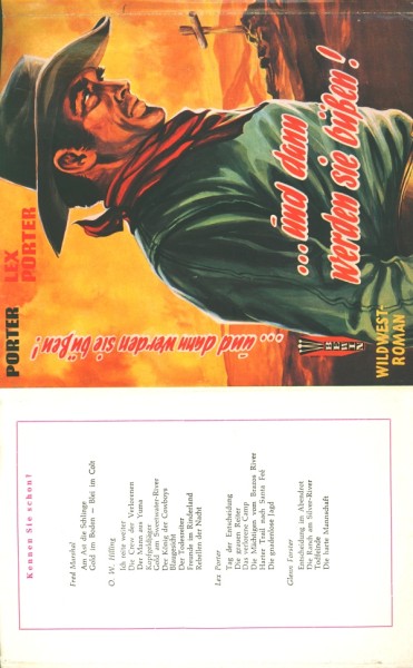 Porter, Lex Leihbuch SU Und dann werden sie büßen (Bewin) nur Schutzumschlag