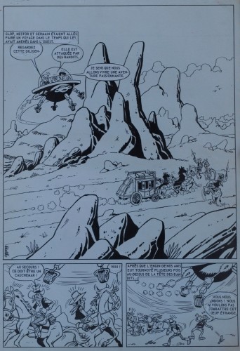 Originalzeichnung (0289) Kiko-2000 10 Seiten zus. ÜF