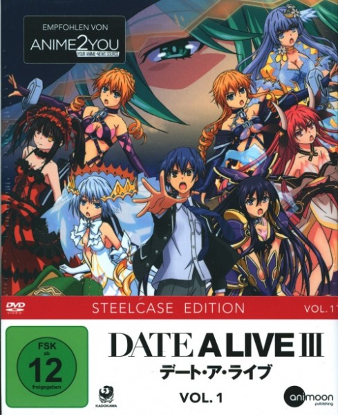 Date A Live III Vol. 1 (Steelcase Edition) DVD im Schuber
