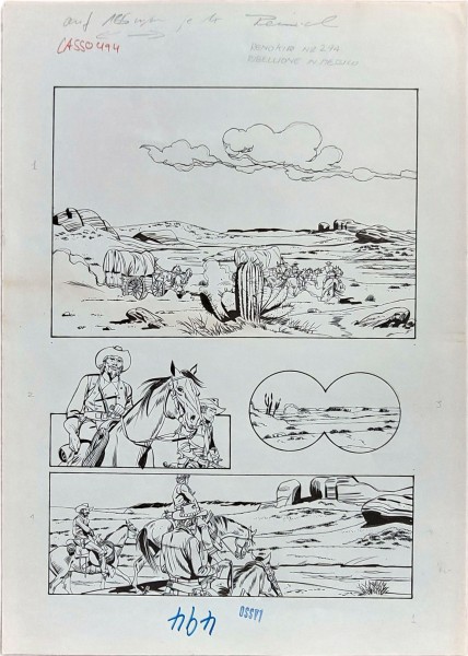 Originalzeichnung (1816) Lasso 494 ÜF