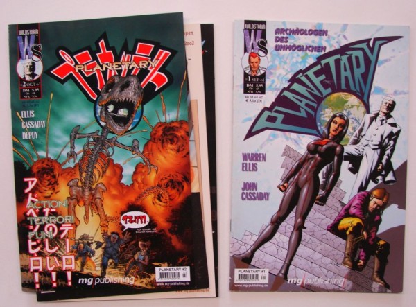 Planetary (mg Publishing, Gb.) Nr. 1-21 kpl. + Preview (Z1)