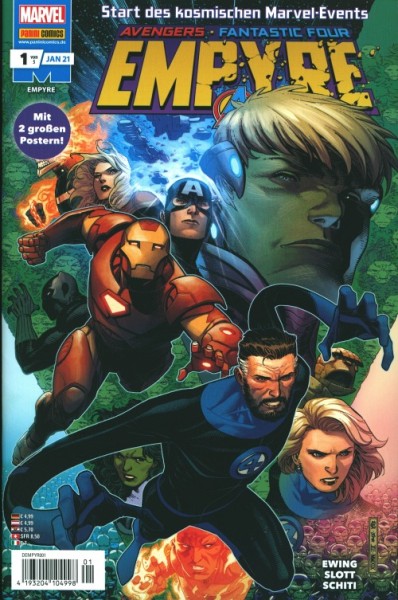 Empyre (Panini, Gb.) Nr. 1-5 kpl. (Z1-2)