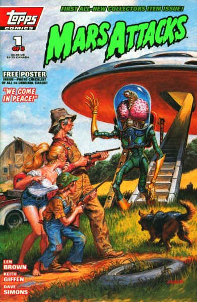Mars Attacks (1994) 1-5 kpl. (Z1-2)