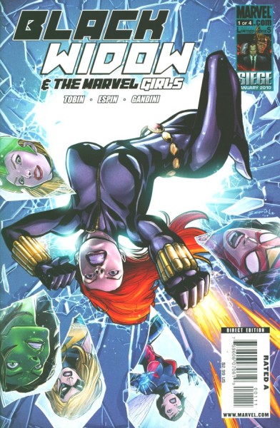 Black Widow & the Marvel Girls (2009) 1-4 kpl. (Z1)