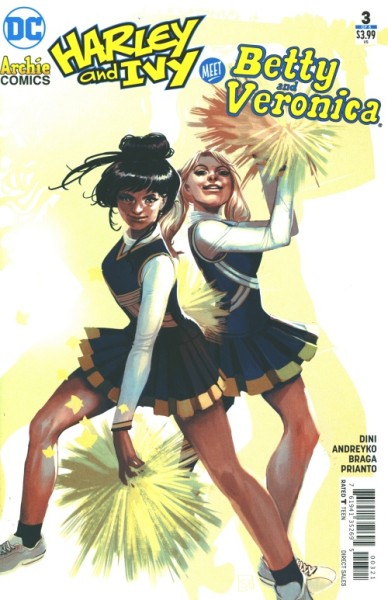 Harley & Ivy meet Betty & Veronica Stephanie Hans Variant Cover 3