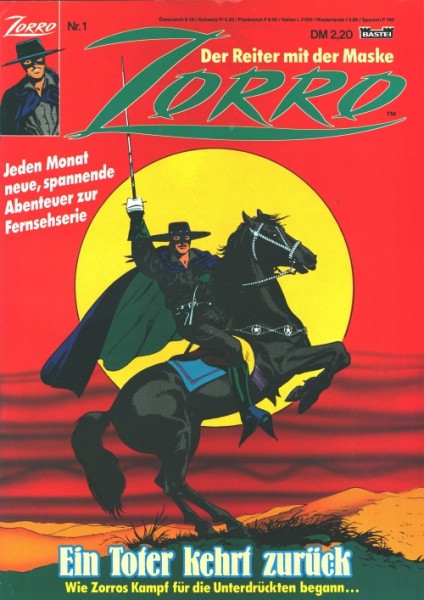 Zorro (Bastei, GbÜ.) Nr. 1-11