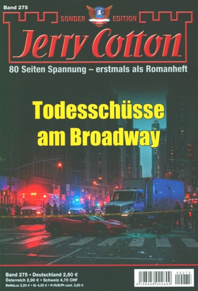 Jerry Cotton Sonder-Edition 275