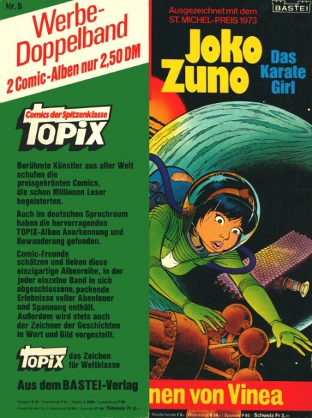 Topix Sammelband Werbe-Doppelband Nr. 1-6