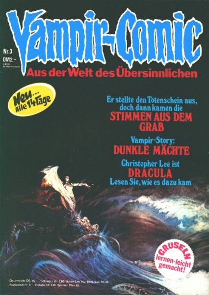 Vampir Comic (Pabel, GbÜ.) Nr. 1-15