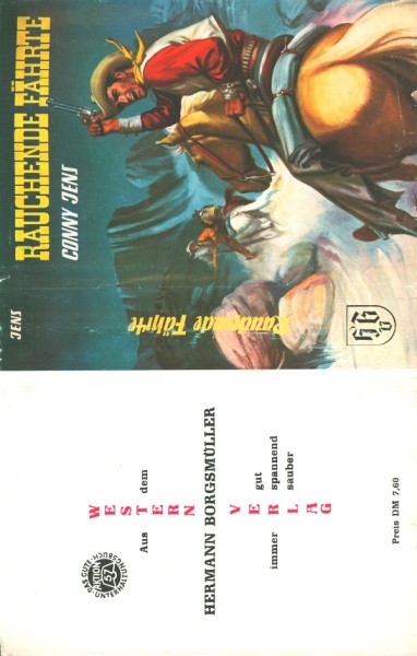 Jens, Conny Leihbuch SU Rauchende Fährte (Borgsmüller) nur Schutzumschlag