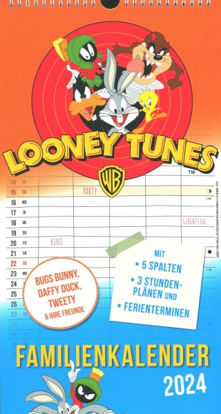 Looney Tunes Familienkalender 2024
