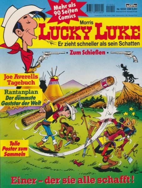 Lucky Luke (Bastei, GbÜ.) Sammelband Nr. 1001-1004