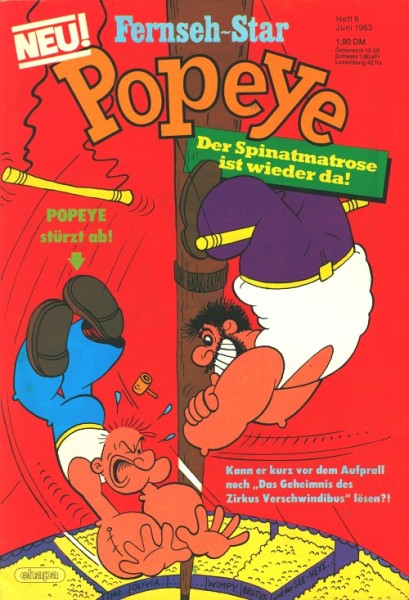 Popeye (Ehapa, Gb.) Nr. 1-16