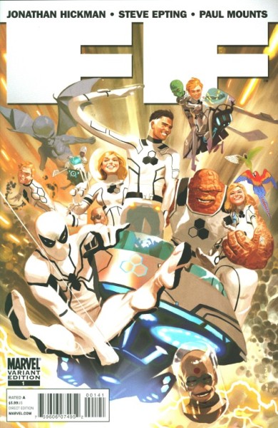 FF (2011) Daniel Acuna Variant Cover 1