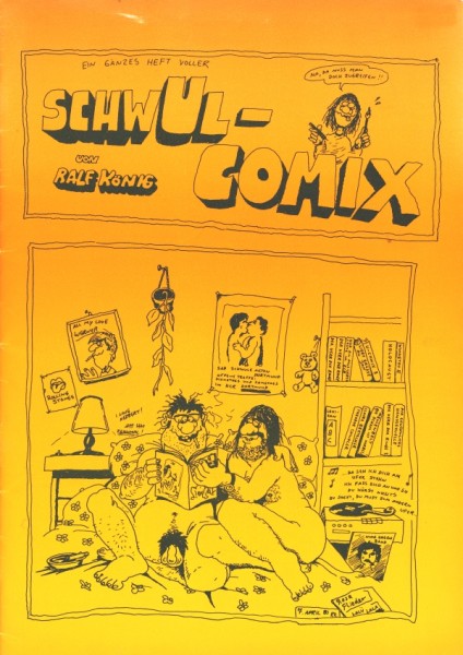 Schwul-Comix (Rosa Winkel, GbÜ.) 1. Auflage Nr. 1-4