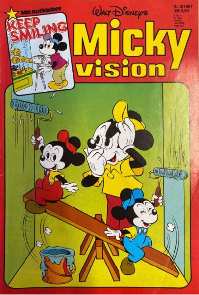 Mickyvision (Walt Disney's) (Ehapa, Gb.) Jhg. 1987 Nr. 1-12