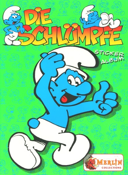 Merlin-Bilderdienst SBA Schlümpfe (31332/23) komplett Sammelbilderalbum